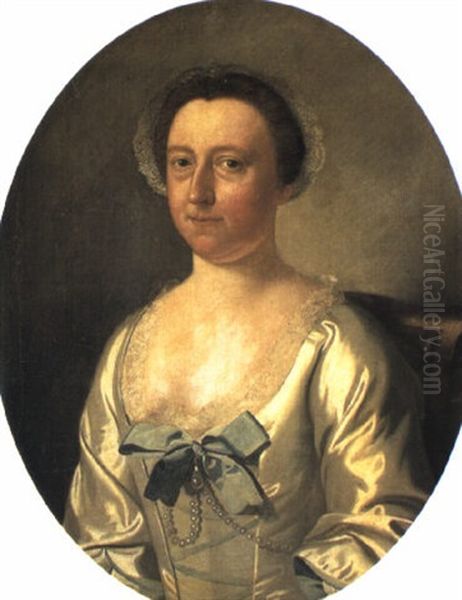 Portrait Of Ann, Wife Of The Hon. Thomas Arundell Oil Painting by William Hoare