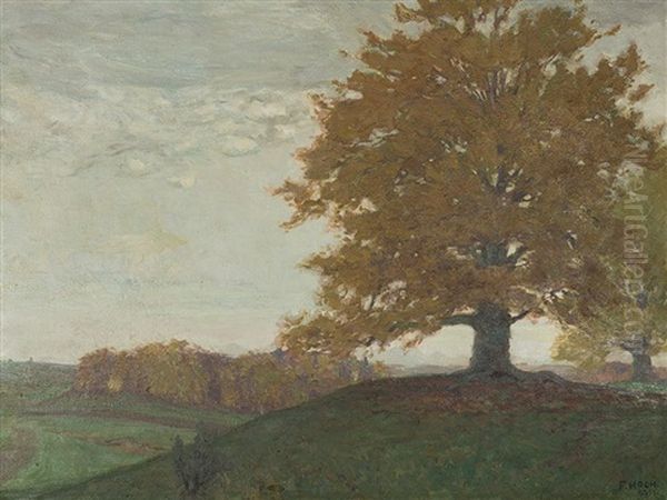 Grauer Tag Im Herbste Oil Painting by Franz Xaver Hoch