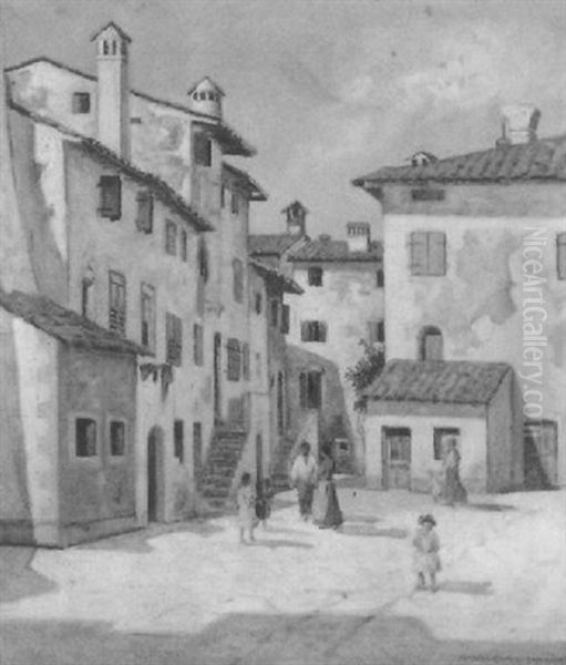 Grado-campo San. Niceta Oil Painting by Ernst Hochschartner