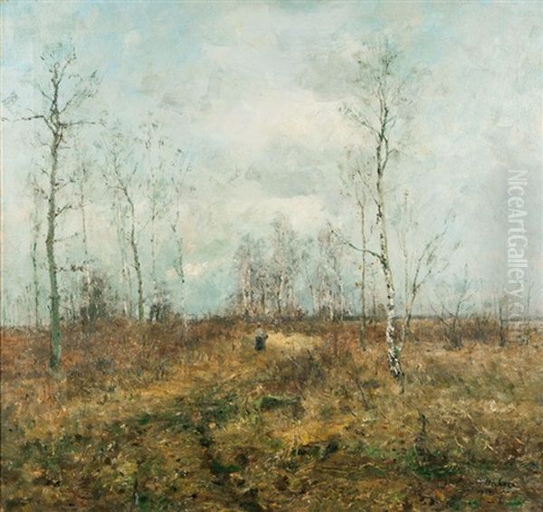 Landscape Oil Painting by Rudolf Hoeckner