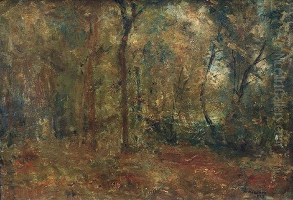 Waldinneres Oil Painting by Rudolf Hoeckner