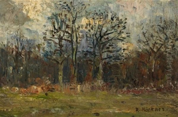 Norddeutsche Landschaft Oil Painting by Rudolf Hoeckner