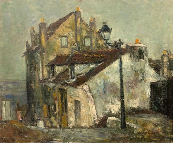 Maisons Oil Painting by Pierre Hode