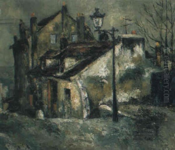 La Maison De Mimi Pinson Oil Painting by Pierre Hode