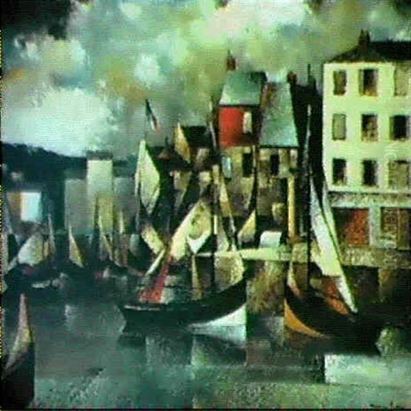 La Lieutenance De Honfleur Oil Painting by Pierre Hode