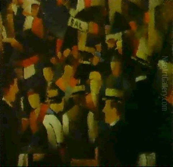 Le Bal Du 14 Juillet Oil Painting by Pierre Hode