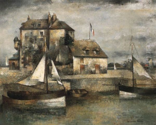 Honfleur: La Lieutenance Oil Painting by Pierre Hode