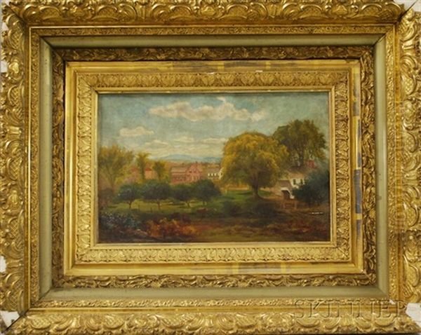 View Of A Homestead Oil Painting by Sylvester Phelps Hodgdon