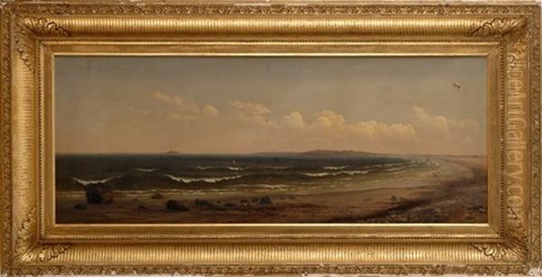 Seascape Oil Painting by Sylvester Phelps Hodgdon