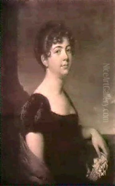 Portrait Of Grootvorstin Catharina Paulowna Van             Rusland Oil Painting by Charles Howard Hodges