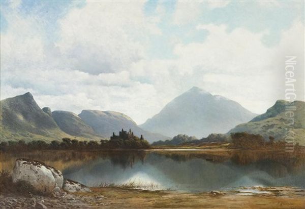 Kilchurn Castle Oil Painting by Sydney Hodges