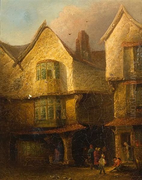 The Old Butcheries Oil Painting by David Hodgson