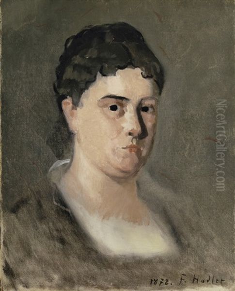 Portrait Der Caroline Coutau-marcelin Oil Painting by Ferdinand Hodler