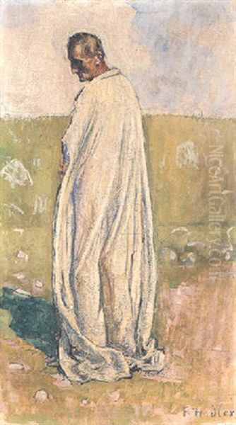 Eurythmie Oil Painting by Ferdinand Hodler