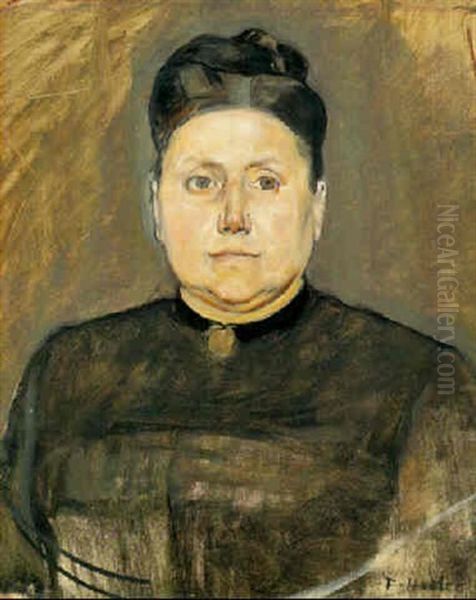 Frauenbildnis Oil Painting by Ferdinand Hodler