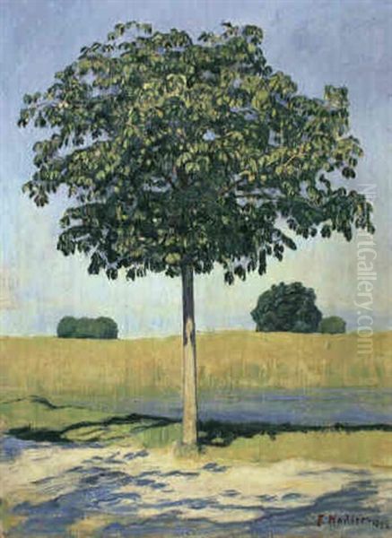 Kastienbaumchen Oil Painting by Ferdinand Hodler