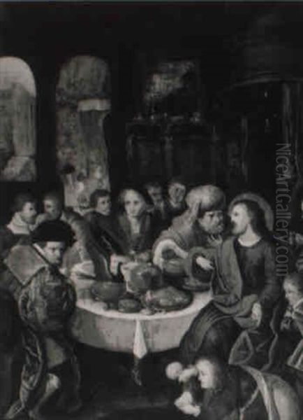 The Last Supper Oil Painting by Gaspar van den Hoecke