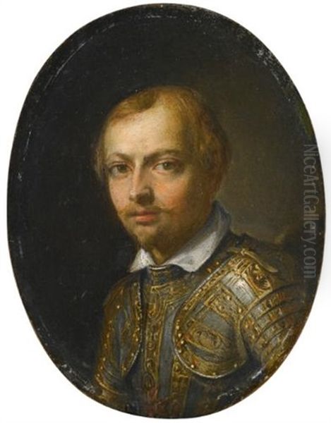 Portrait Of Francesco Dal Pozzo Oil Painting by Jan van den Hoecke