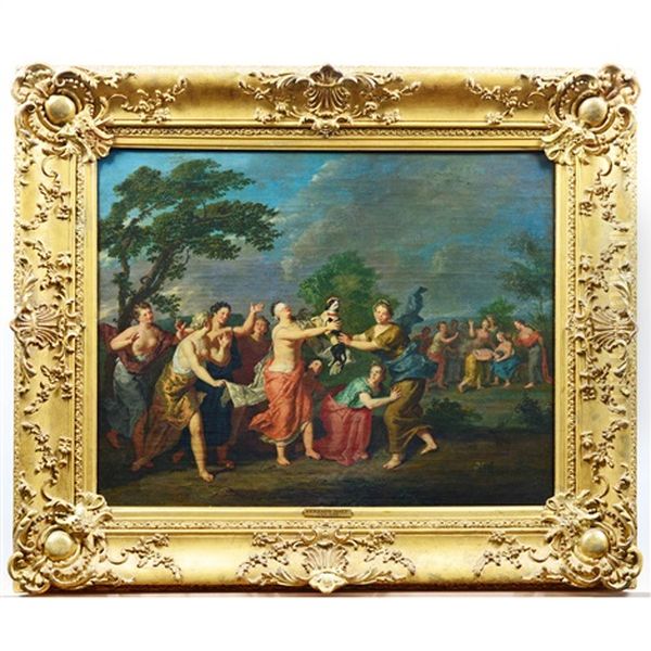 Spielende Nymphen Oil Painting by Gerard Hoet the Elder