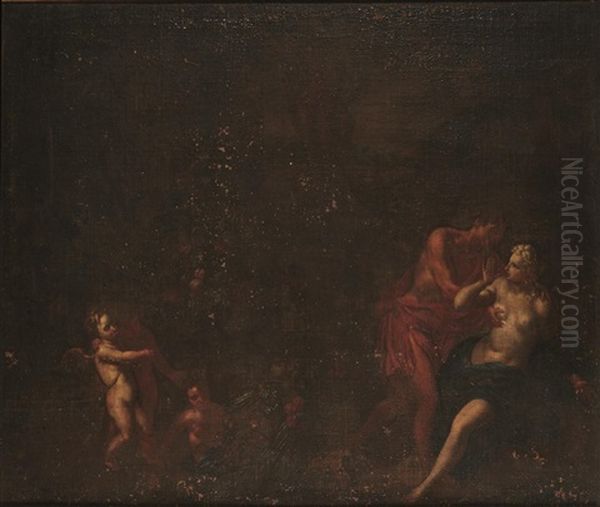 Venus Et Adonis Oil Painting by Gerard Hoet the Elder