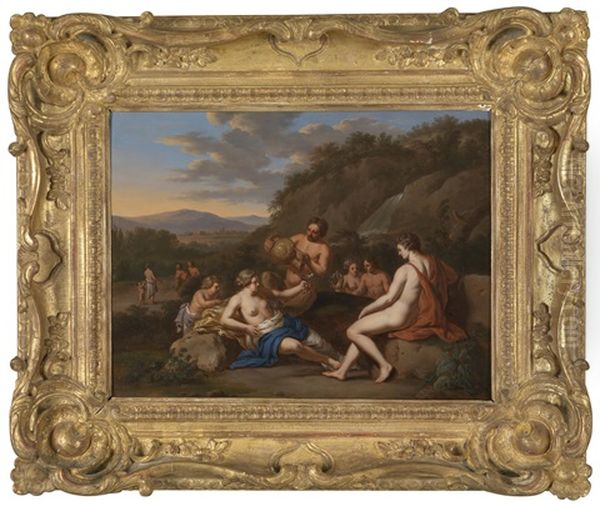 Ein Bacchanal Oil Painting by Gerard Hoet the Elder