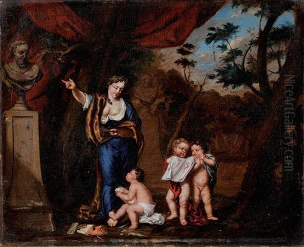 Allegorie De La Peinture by Gerard Hoet the Elder