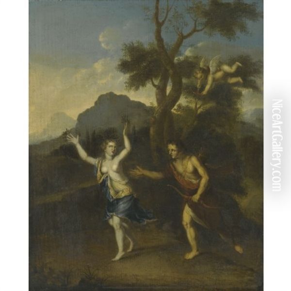 Apollo And Daphne by Gerard Hoet the Elder