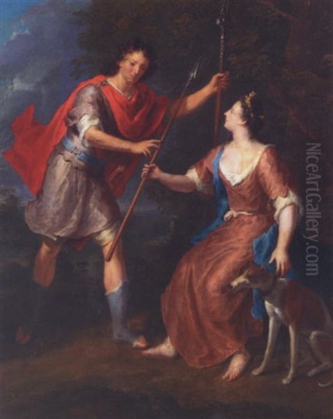 Cephalus Und Procris Oil Painting by Gerard Hoet the Elder