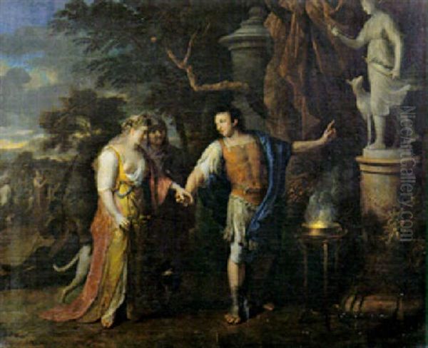 Sacrificio A Diana Cacciatrice Oil Painting by Gerard Hoet the Elder