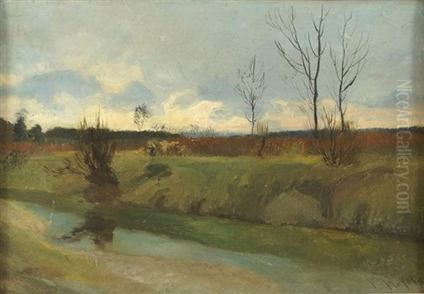 Moor Im Oberndorf Oil Painting by Friedrich Ludwig Hofelich