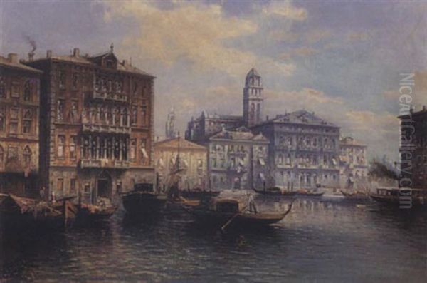 Venise Oil Painting by Conrad Hoff