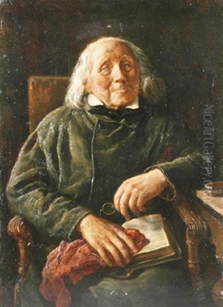 Franz Liszt Oil Painting by Jacob Hoff