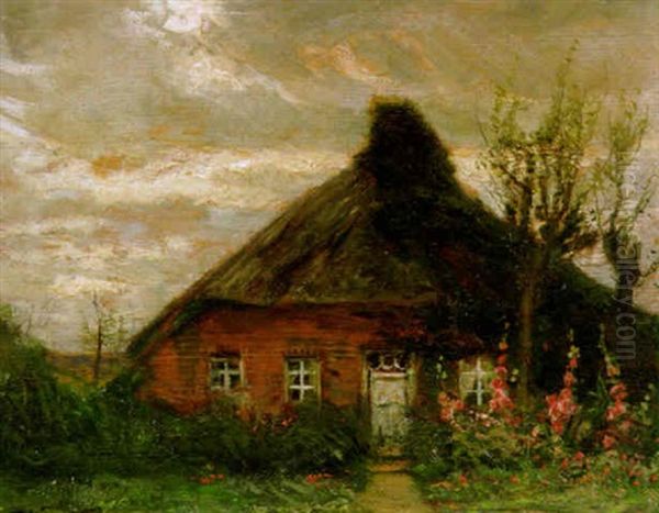 Friesenhaus Oil Painting by Franz Jakob Hoffmann