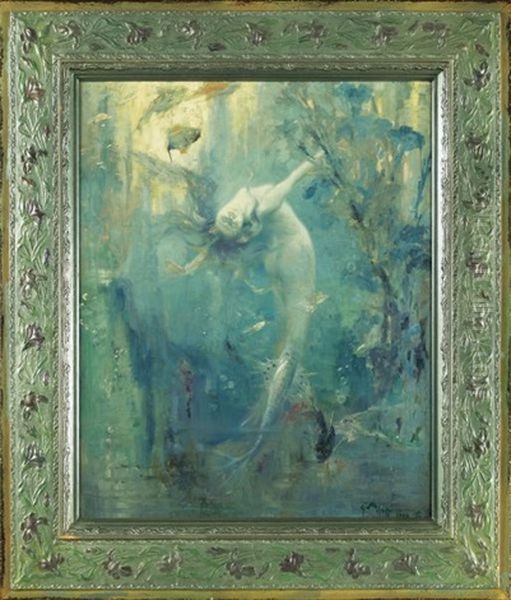 Sirene Oil Painting by Gaston Hoffmann