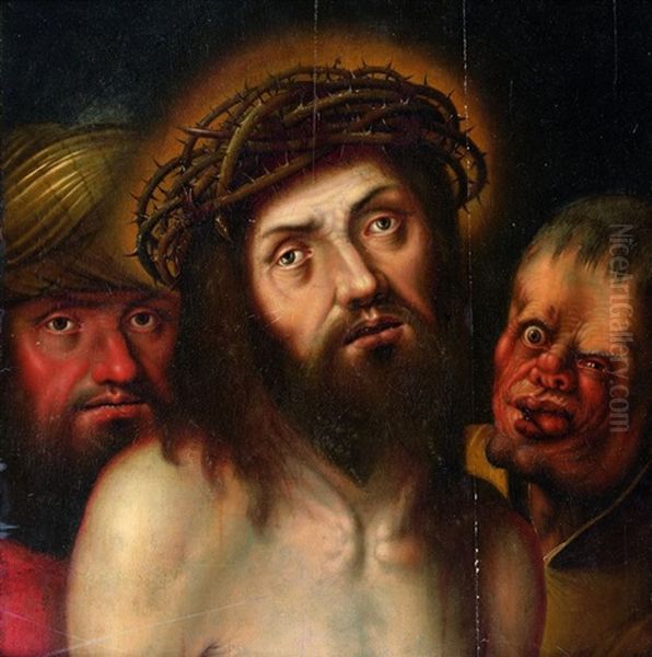 Le Christ Raille Oil Painting by Hans Hoffmann