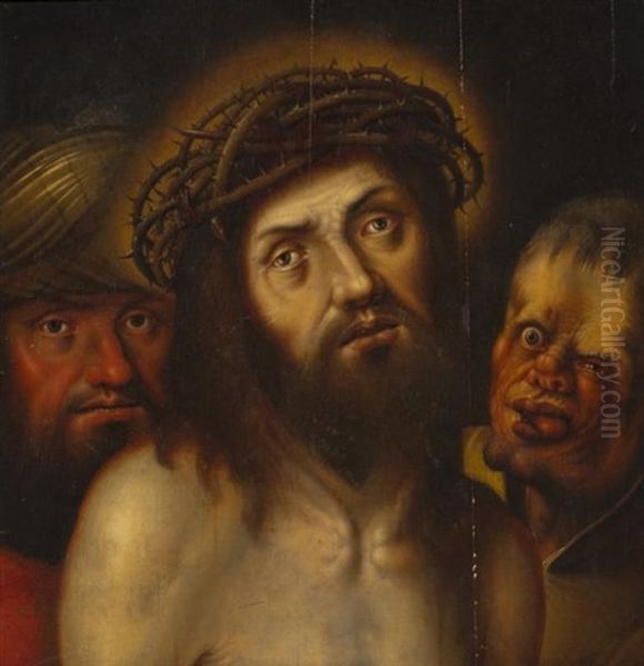 Le Christ Raille Oil Painting by Hans Hoffmann