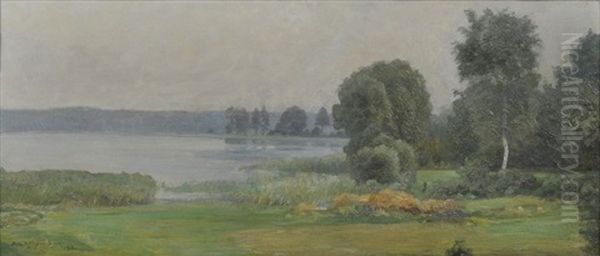 Am See Oil Painting by Hermann Hoffmann