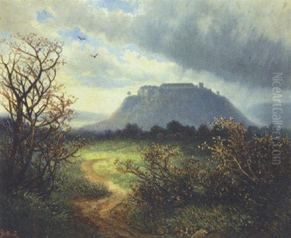 Asperg Bei Wurthenberg Oil Painting by Robert Hoffmann