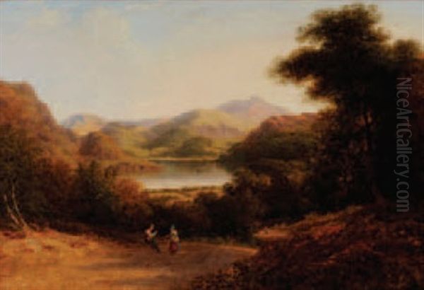 Ullswater Oil Painting by Thomas Christopher Hofland