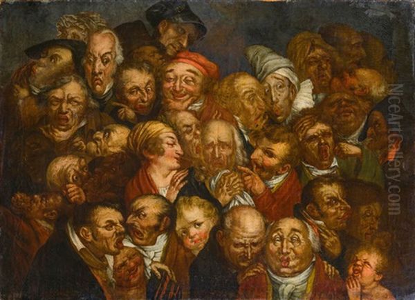 Charakterkopfe Oil Painting by William Hogarth