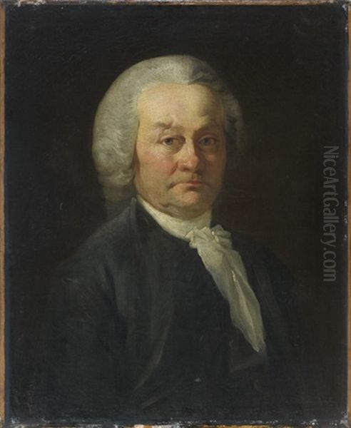 Portrait Presume D'highmore Oil Painting by William Hogarth