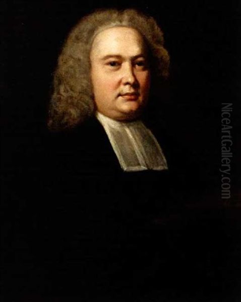 Portrait Of Rev. Curwen Hudleston by William Hogarth