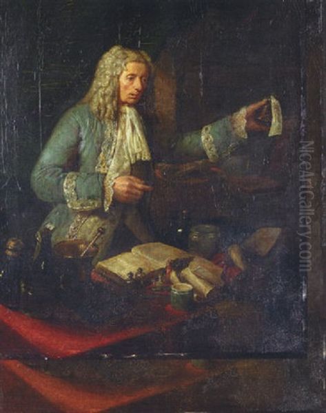 The Alchemist Oil Painting by William Hogarth