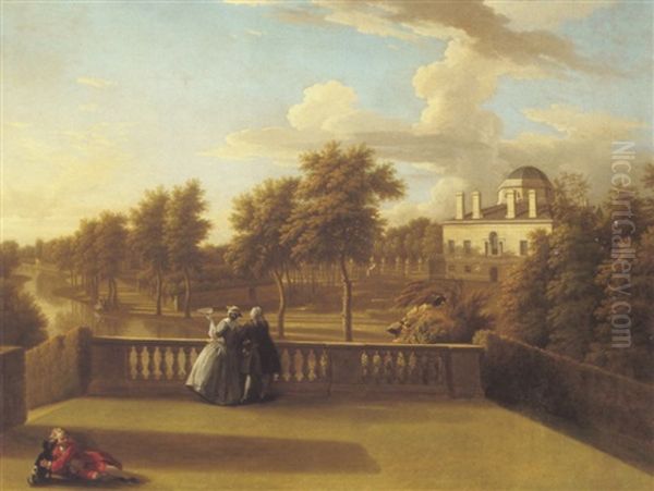 Chiswick House, Middlesex Oil Painting by William Hogarth