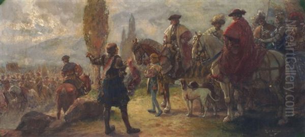 Der Konig Oil Painting by Rudolf Alfred Hoeger