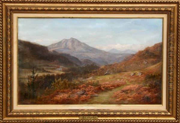 Mountain Landscape Oil Painting by Stephen E. Hogley