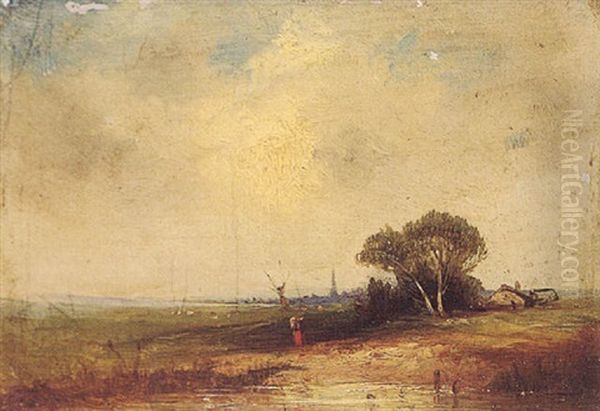 Weite Landschaft Oil Painting by Charles Hoguet