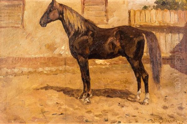 Pferd Zalotnik Oil Painting by Wilhelm Hohnel