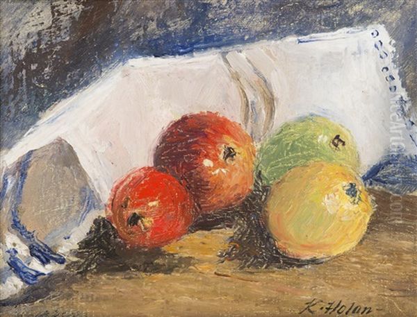 Still Life With Apples by Karel Holan