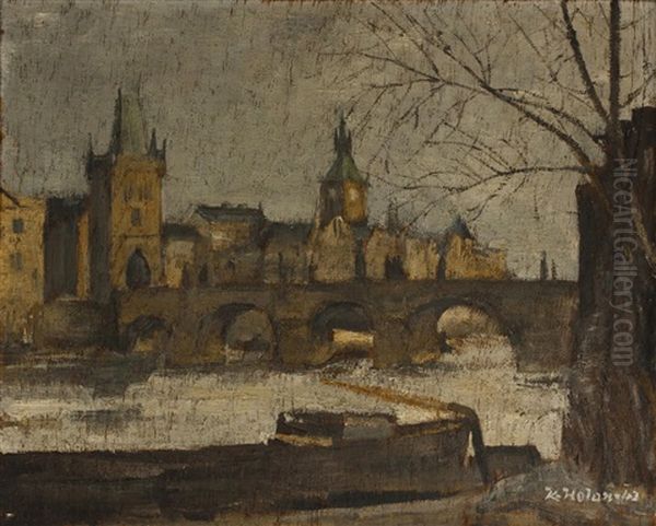 Die Karlsbrucke by Karel Holan